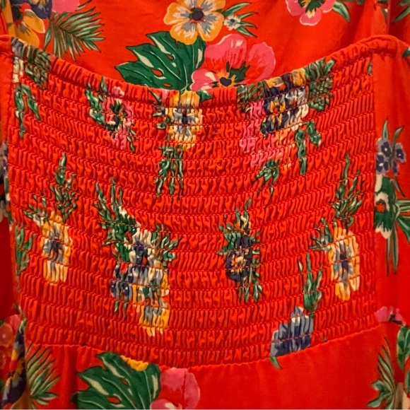 Old Navy Tropical Midi Dress / Excellent Condition / Size L ❤️🌺 - Picture 5 of 7